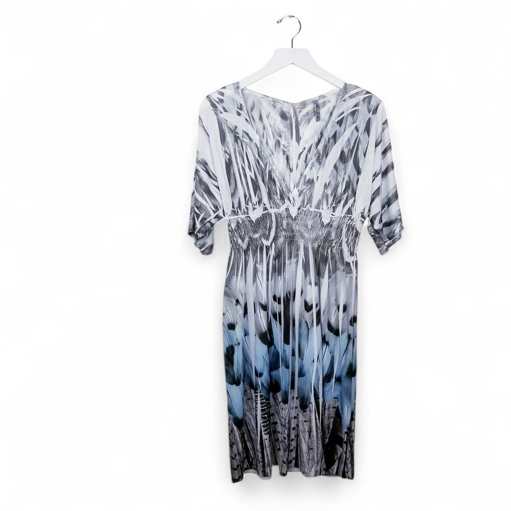MI MANCHI Deep V-neck Knit Cocktail Dress - Size Small - Picture 6 of 8
